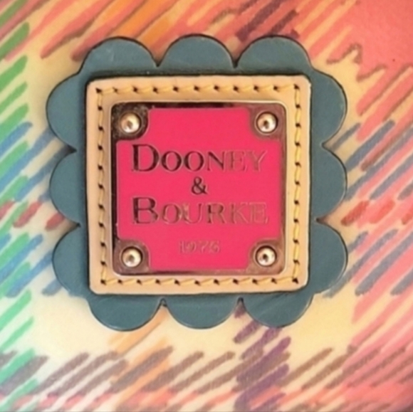 Dooney & Bourke Vintage Picnic Collection Plaid Satchel - Picture 4 of 9